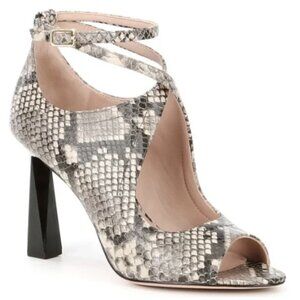 NEW AD & Daughters Nadori Ankle Strap Peep Toe Heels